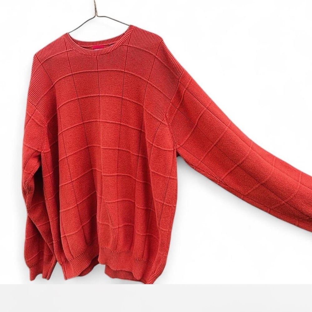 Y2K Arrow Terracotta Knit Pullover